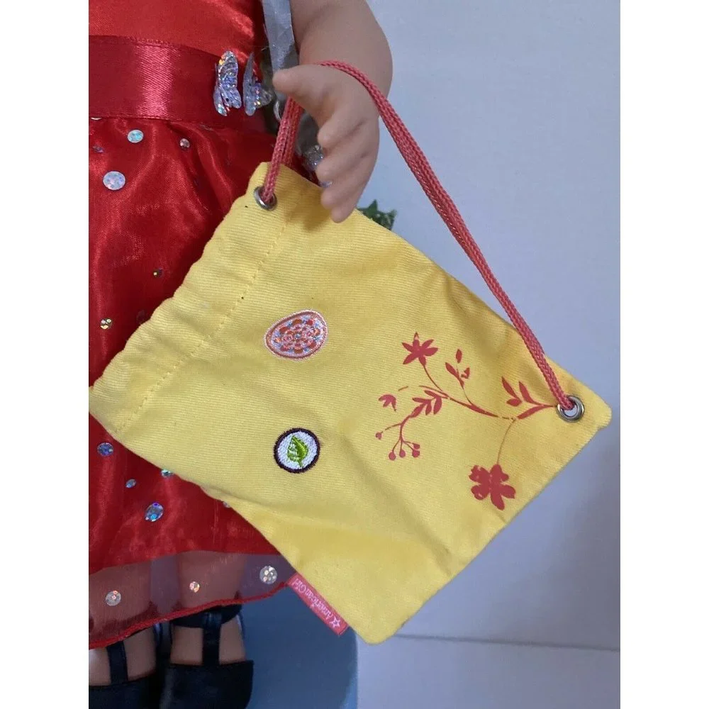 American Girl Battat OG Doll Retired Accessory Yellow Backpack for Dolls 16